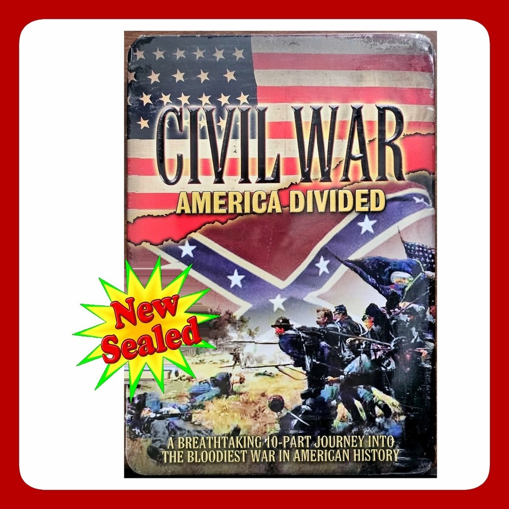 Civil War America Divided 10 Part History Series 3-Disc DVD Box Set 2010 New